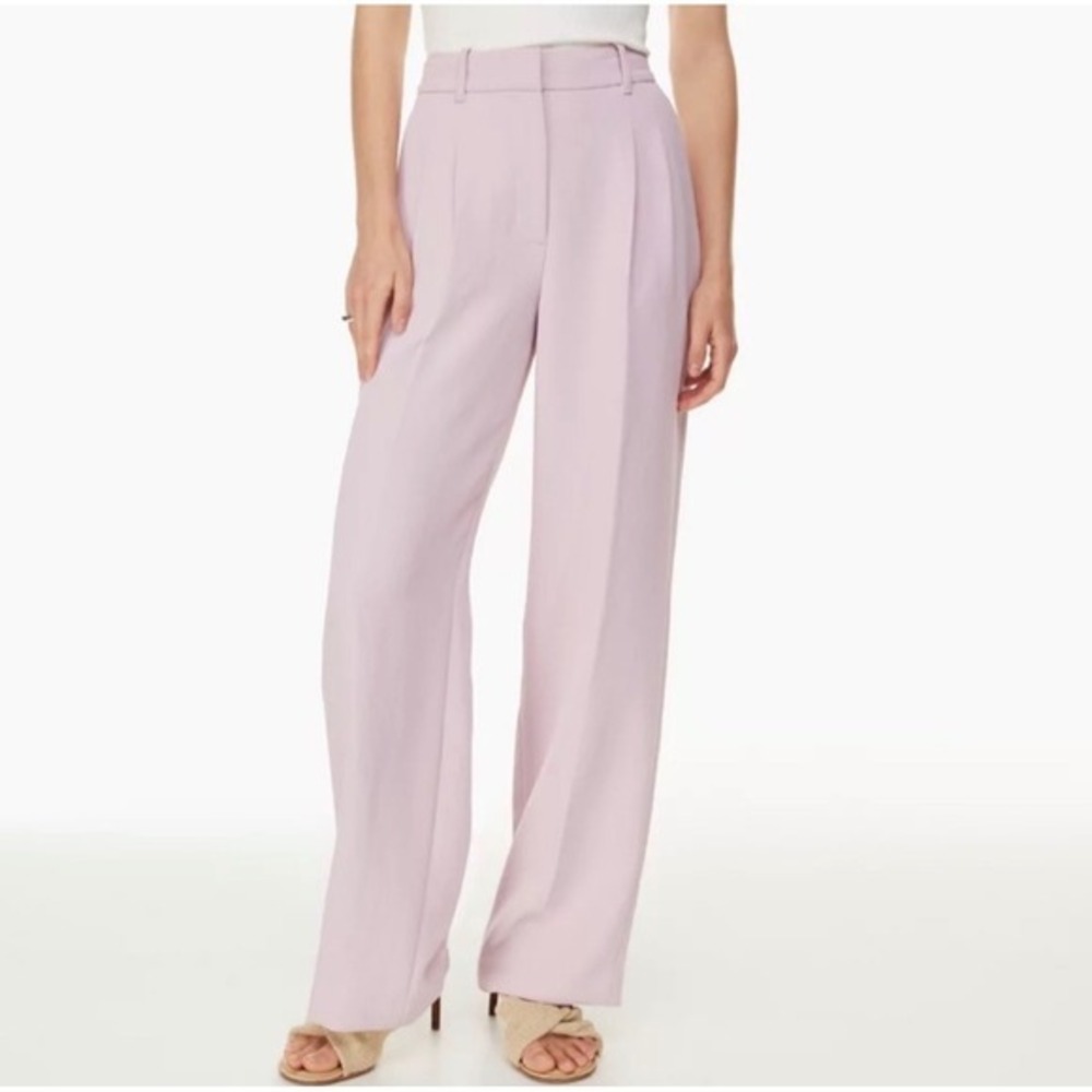 Aritzia Wilfred Effortless Pants Fairy Mermaidcore Coquette Pastel Lavender 00